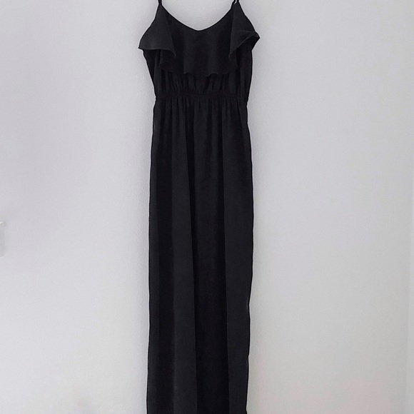 Nordstrom Soprano Black Maxi Dress Size M 6 8 - Picture 1 of 6